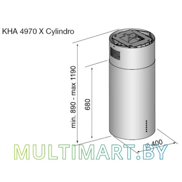 Вытяжка Korting KHA4970X картинка 2